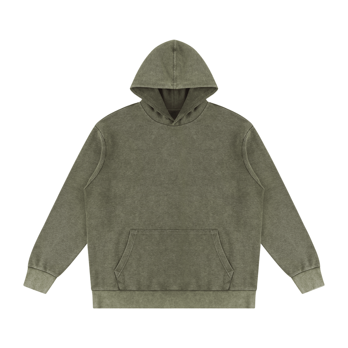 Pot Leaf Mineral Wash Oversized Hoodie - KR Woke Wear