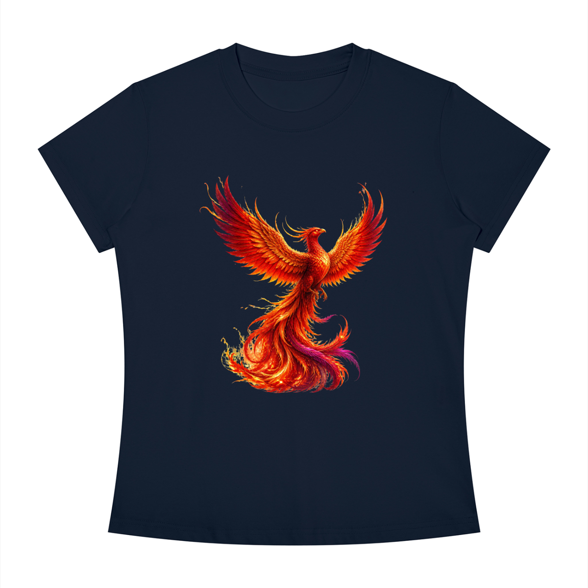 Phoenix Women's Slim Fit Crewneck T-Shirt - KR Woke Wear