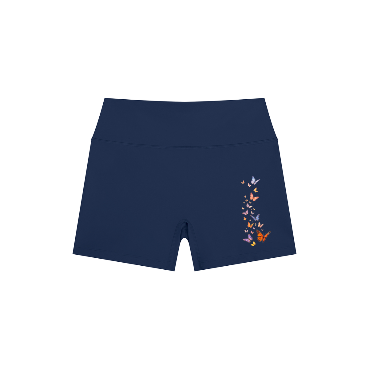 Women’s High Rise Yoga Shorts - KR Woke Wear