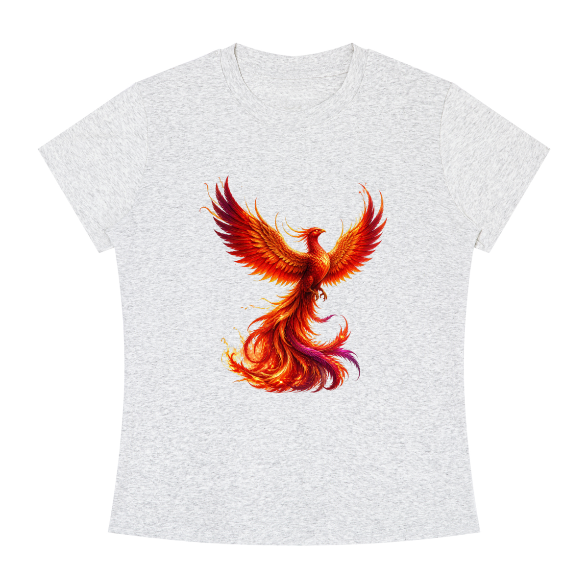 Phoenix Women's Slim Fit Crewneck T-Shirt - KR Woke Wear