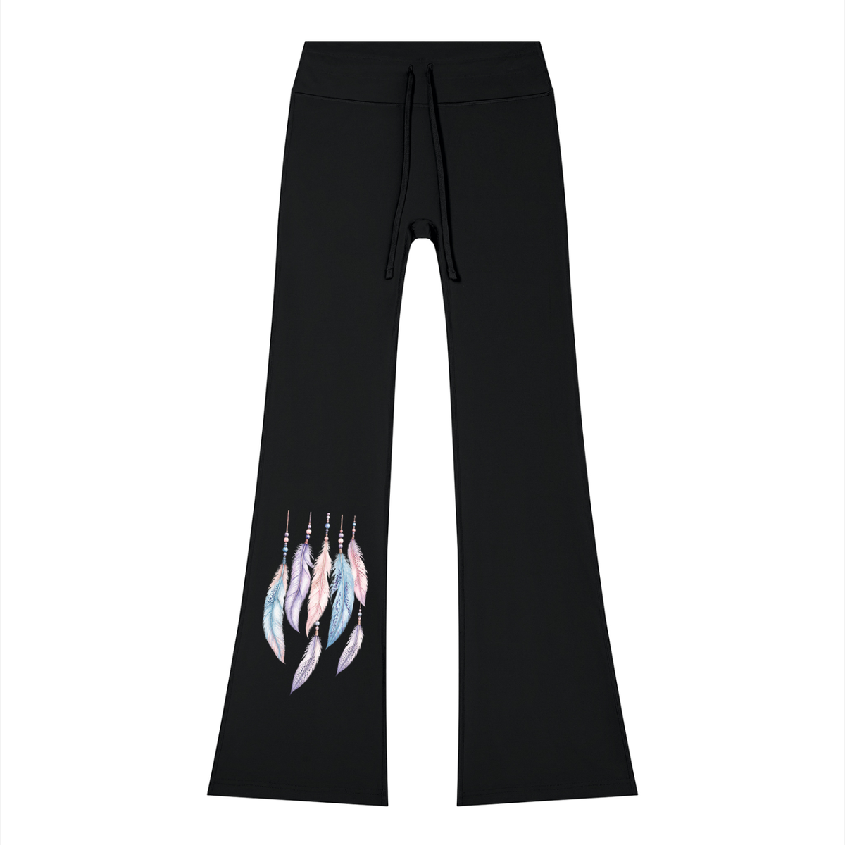 Women’s Flared Drawstring Yoga Pants - KR Woke Wear