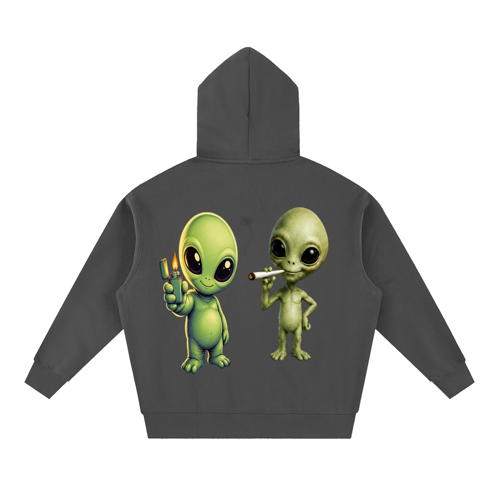 Essential Oversized Boxy Fit Fleece Hoodie - KR Woke Wear