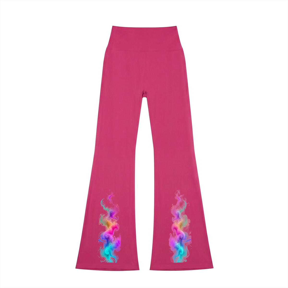 Women's High-Waisted Flare Leggings - KR Woke Wear