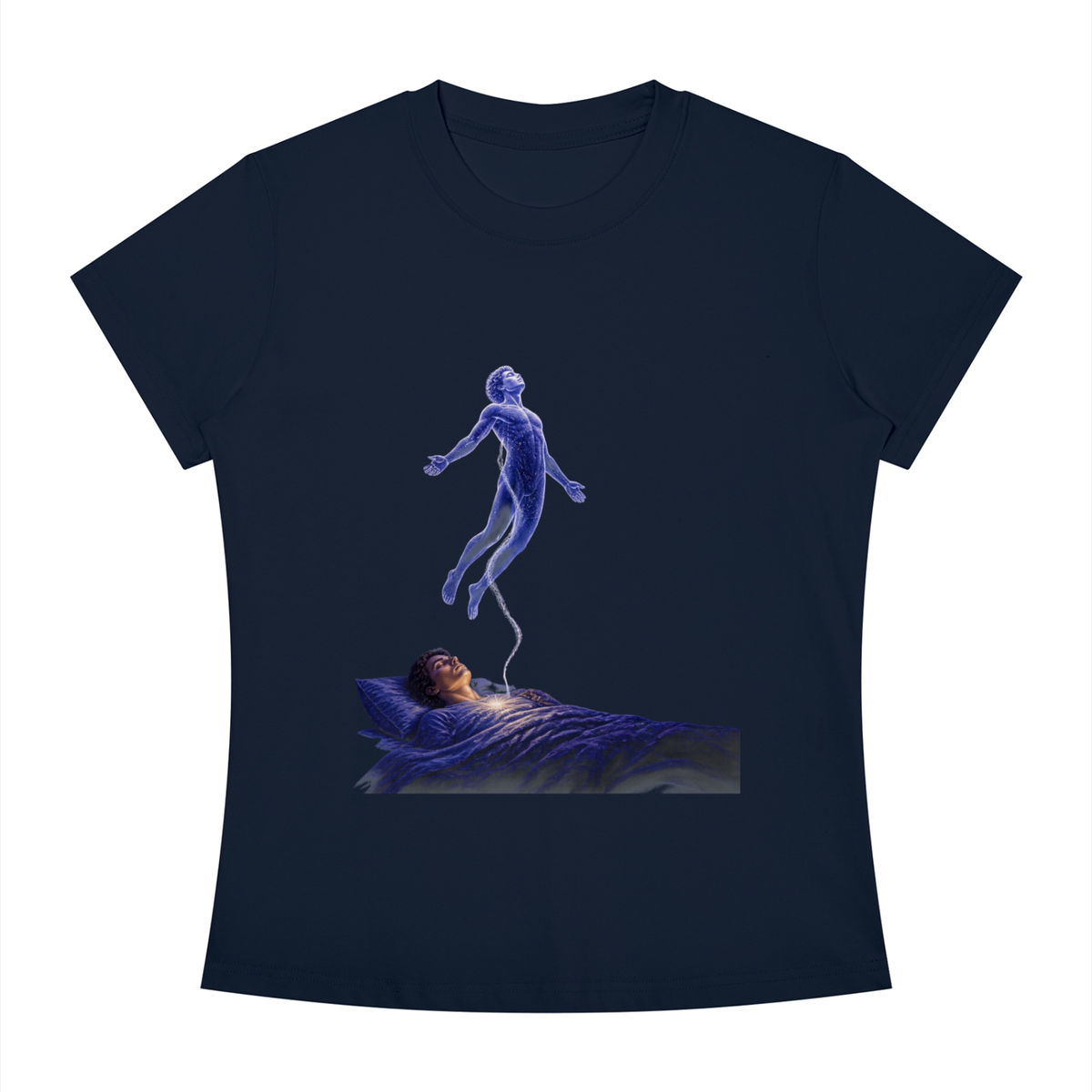 Astral Projection Women's Slim Fit Crewneck T-Shirt - KR Woke Wear