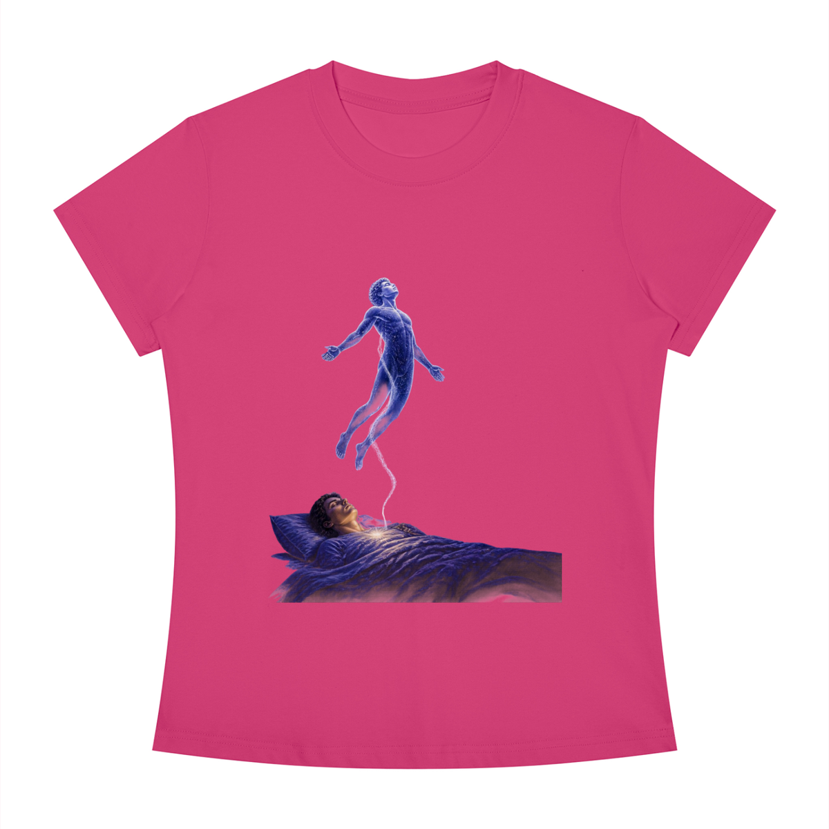 Astral Projection Women's Slim Fit Crewneck T-Shirt - KR Woke Wear