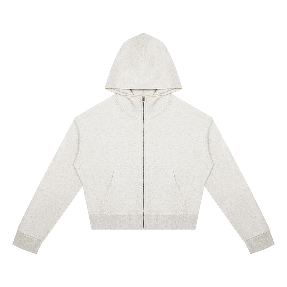 Light Fairy Women's Crop Full Zip Hoodie - KR Woke Wear