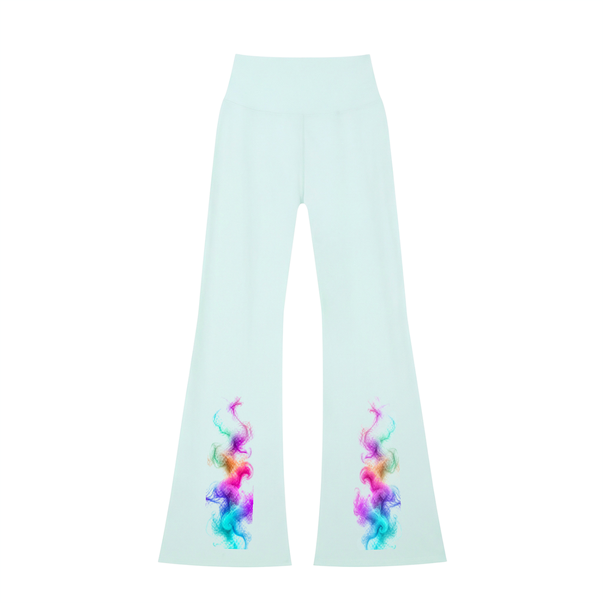 Women's High-Waisted Flare Leggings - KR Woke Wear